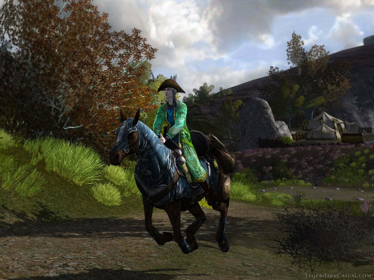 Riding a mount in LOTRO