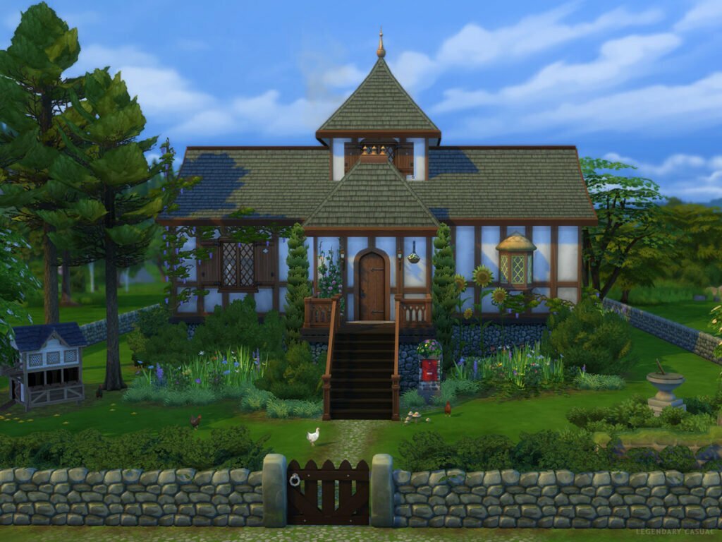 Bree Medieval House in The Sims 4