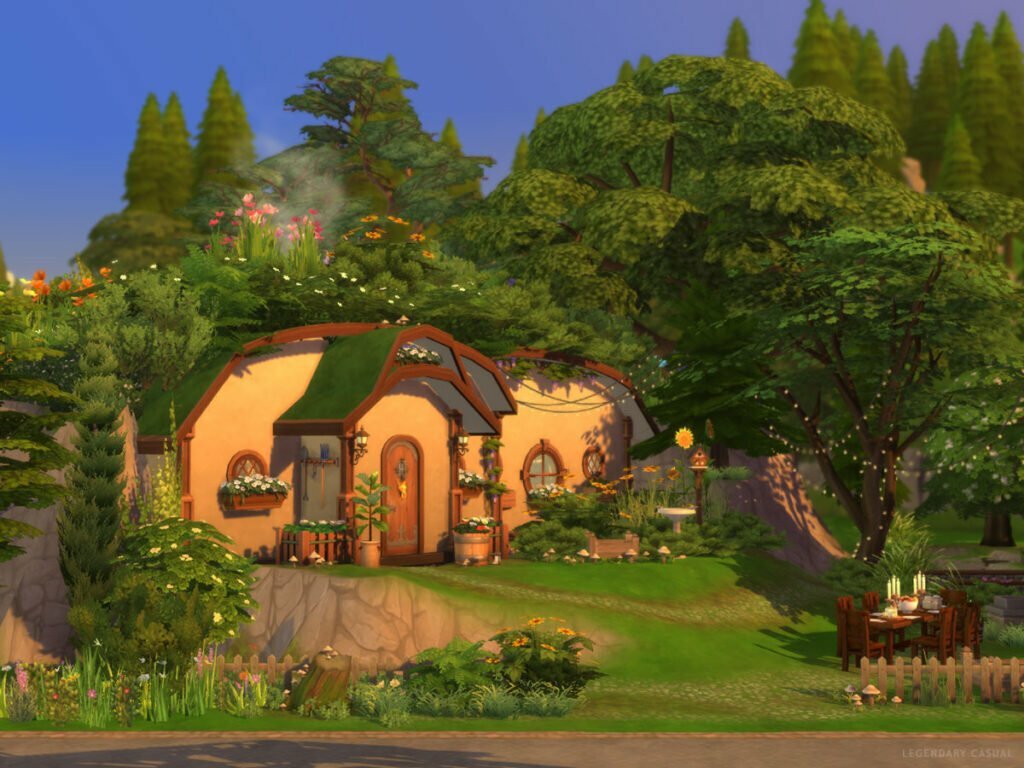 Hobbit Hole in The Sims 4